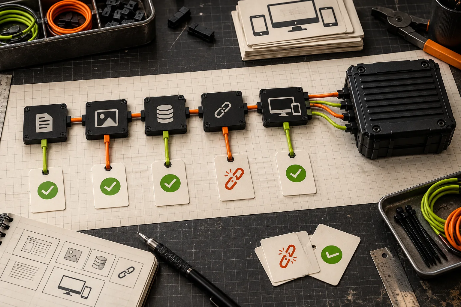 Static site deployment and quality assurance tools