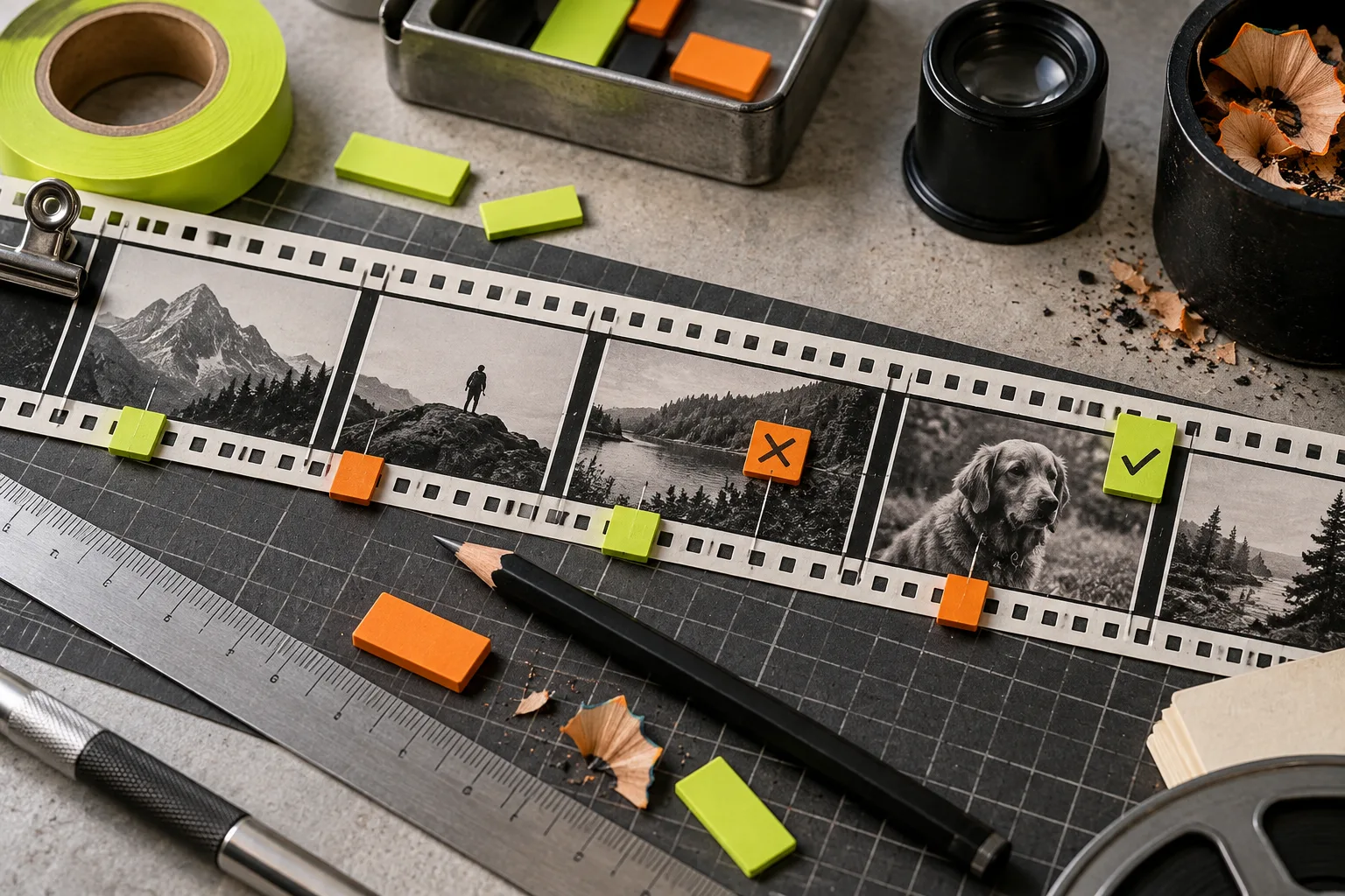 Editable timing blocks and revision tools before video export