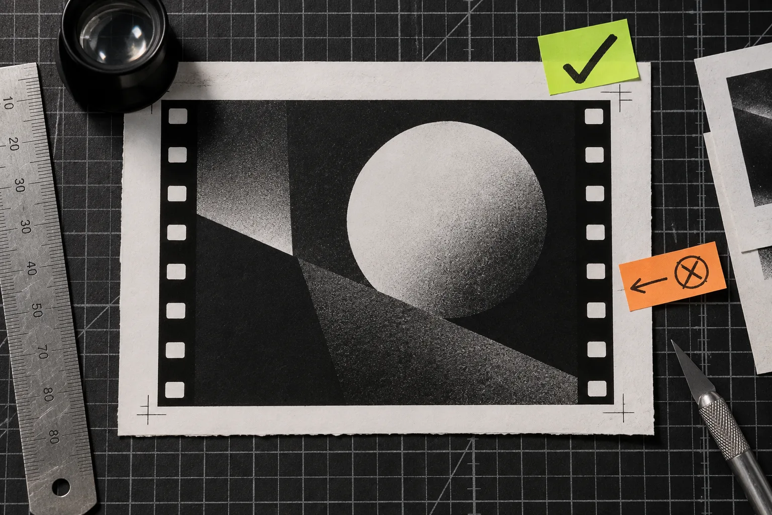 Technical inspection of a launch video frame