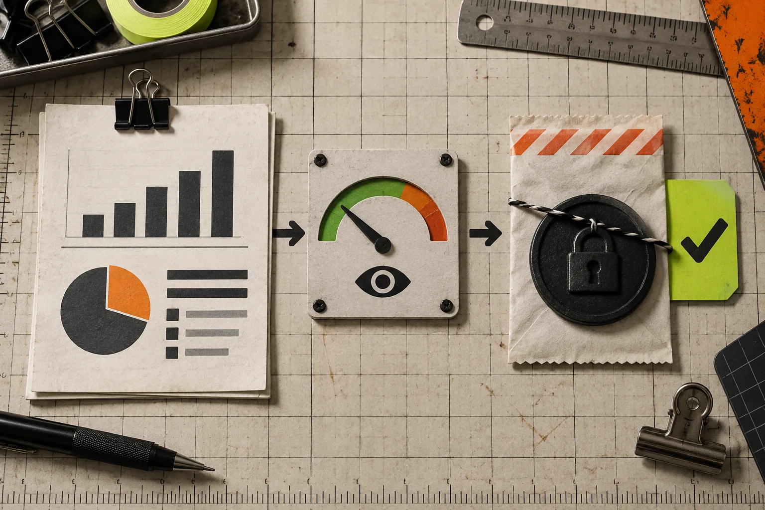 Read-only daily report workflow with an approval marker