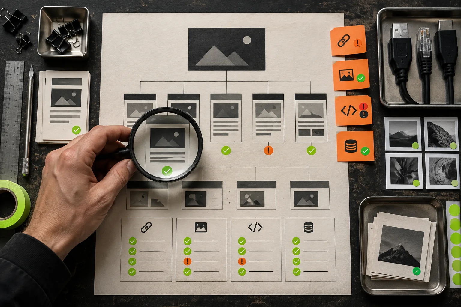 Quality checks for a Squarespace static site export