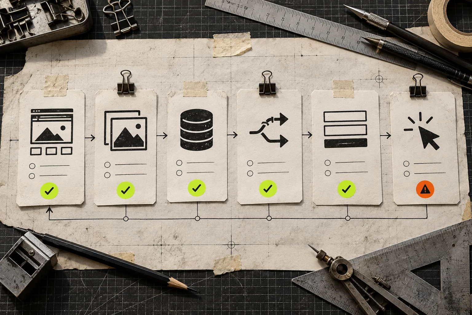 Field-manual checklist for auditing a Webflow CMS export