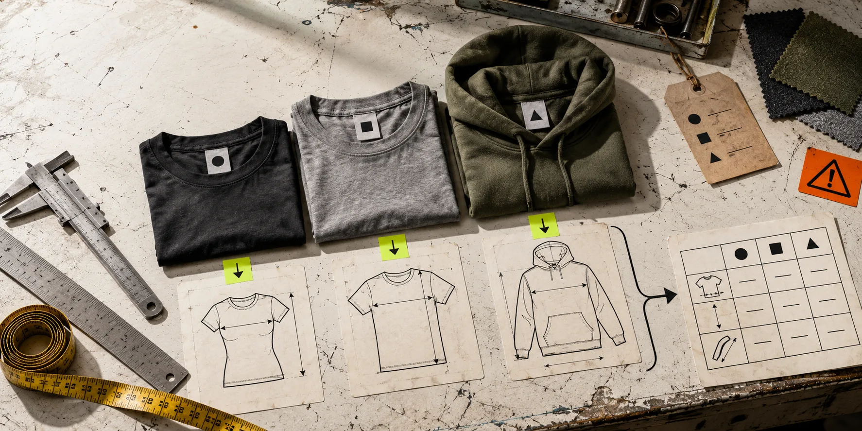 How to Split Shopify Size Charts by Fit Family
