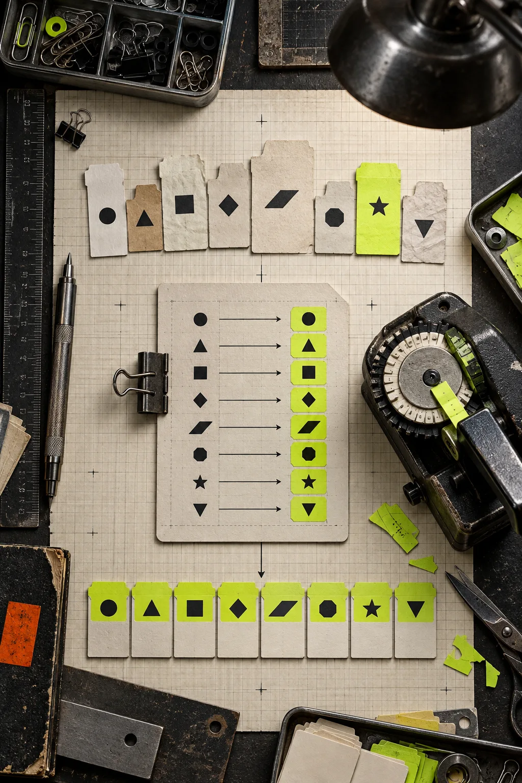 Field-card mapping for standardized CSV headers