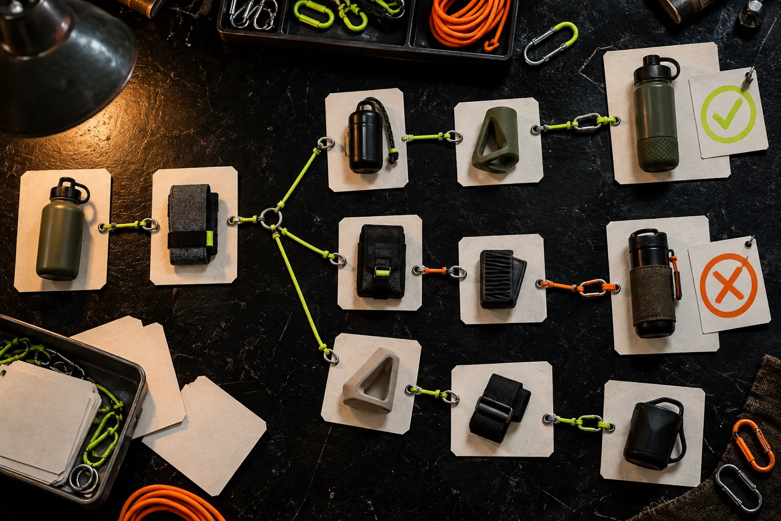 Product-aware content routes mapped with physical connectors